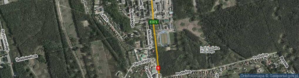 Zdjęcie satelitarne Mickiewicza Adama ul.